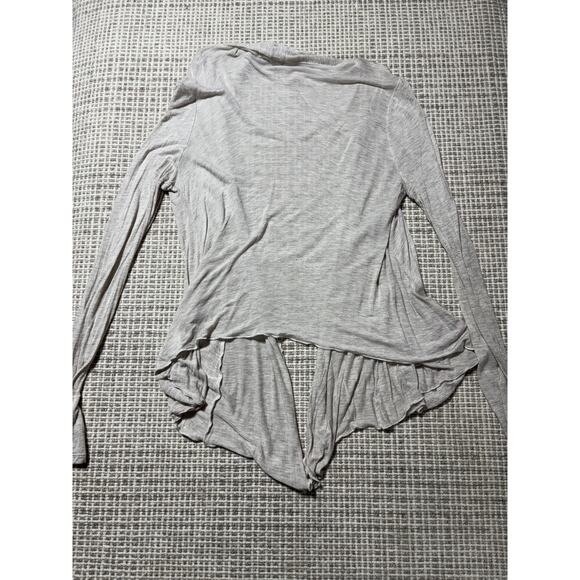 Active Basic Womens L Tan Lightweight Long Sleeve Waterfall Cardigan - Picture 2 of 7